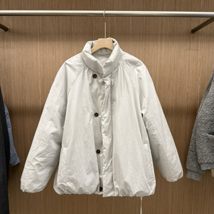 Cecil简约韩系立领宽松保暖羽绒服外套i05172