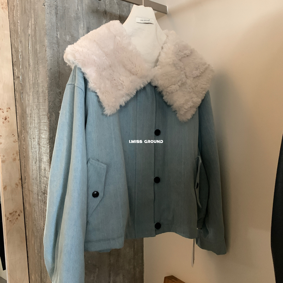 Cecil冬上新升级羽绒里衬高品质毛毛领加厚保暖羽绒服外套H80865