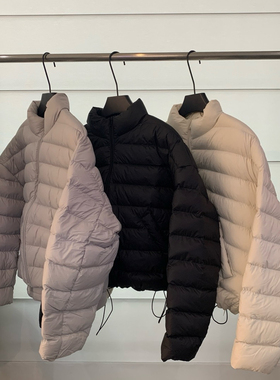 Cecil冬上新立领百搭拉链宽松排骨服保暖羽绒服外套18891