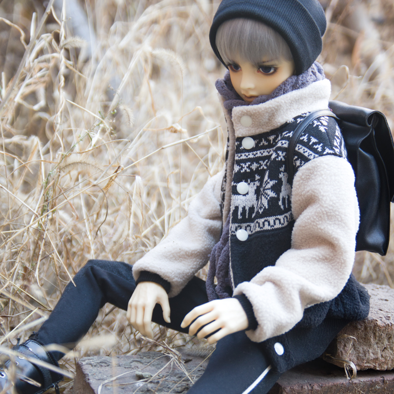 bjd衣服三分冬装男娃娃
