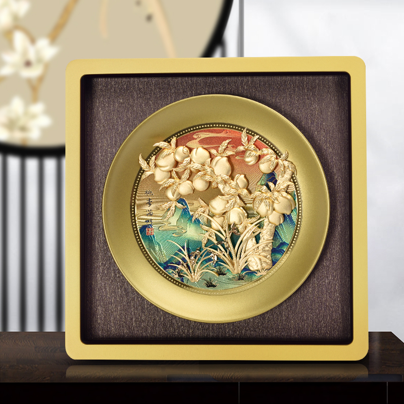 24k金箔装饰画可摆放可挂墙