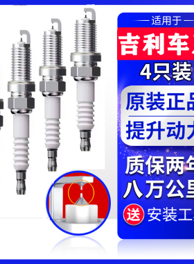 适配吉利SC5-RV SC6 SX7汽车火花塞双依金铂原厂原装配件英伦TX4