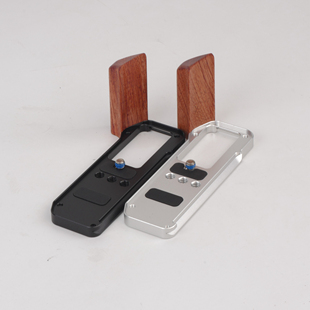 适用富士XM5实木手柄,轻量化设计,阿卡快装,金属底座提升颜值