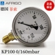 菲索AFRISO压力表KP63 0/100mbar KP100 0/250mbar RF100 1.6bar