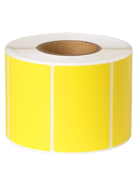 五防热敏合成纸不干胶黄色热敏标签冷藏冷鲜蔬果冻撕不烂防水防油