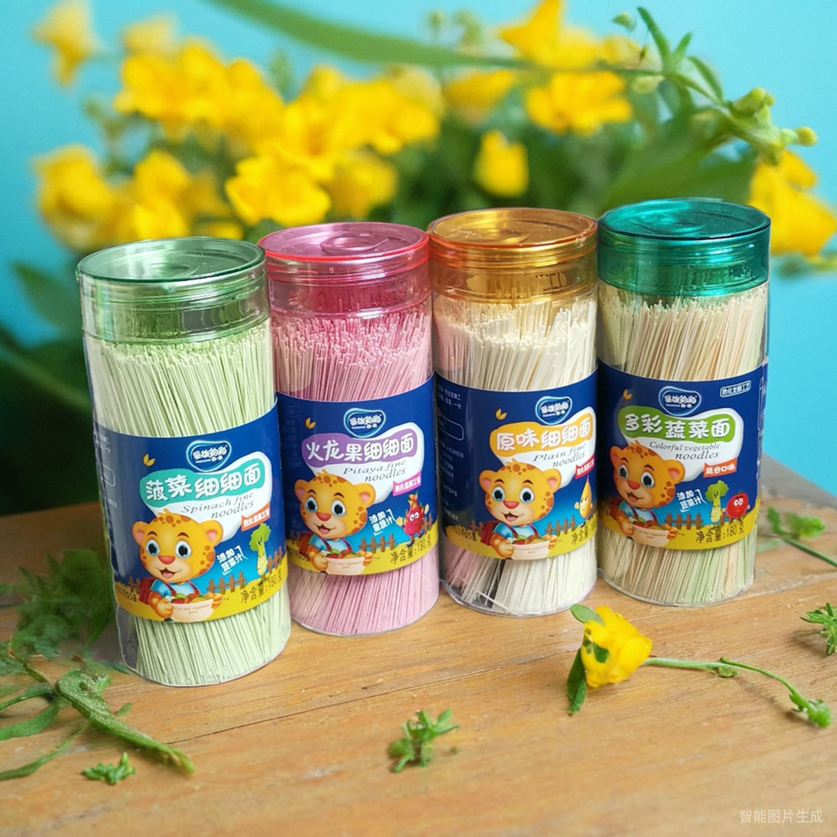 熟化发酵细细面 营养面 无添加盐果蔬面 儿童面条 易消化多种口味