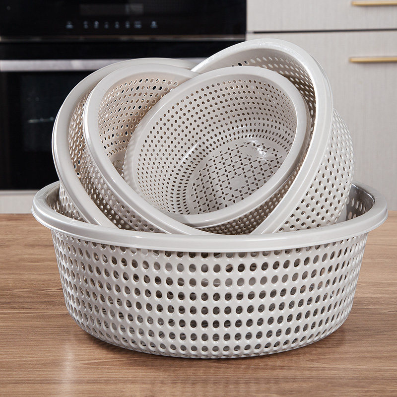 沥水篮洗菜盆塑料筛蓝子家用淘菜水盆厨房果蔬收纳篮多功能蔬菜蓝,餐饮具,洗菜盆/沥水篮/漏水筛,淘宝优惠券,粉丝福利购,淘宝优惠卷