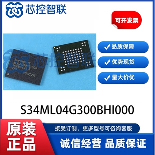 存储芯片SKYHIGH 正品 BGA63 原装 NAND闪存 S34ML04G300BHI000