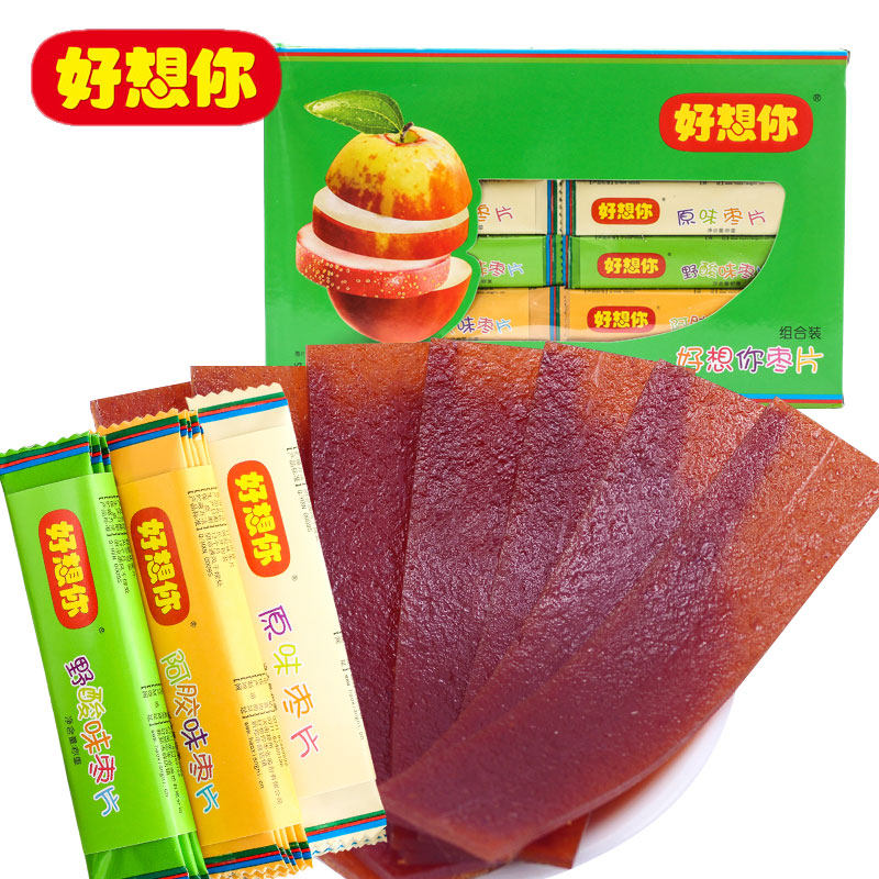好想你360组合原味阿胶烟盒枣片
