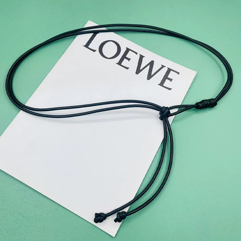 打结皮绳腰绳女大衣收腰