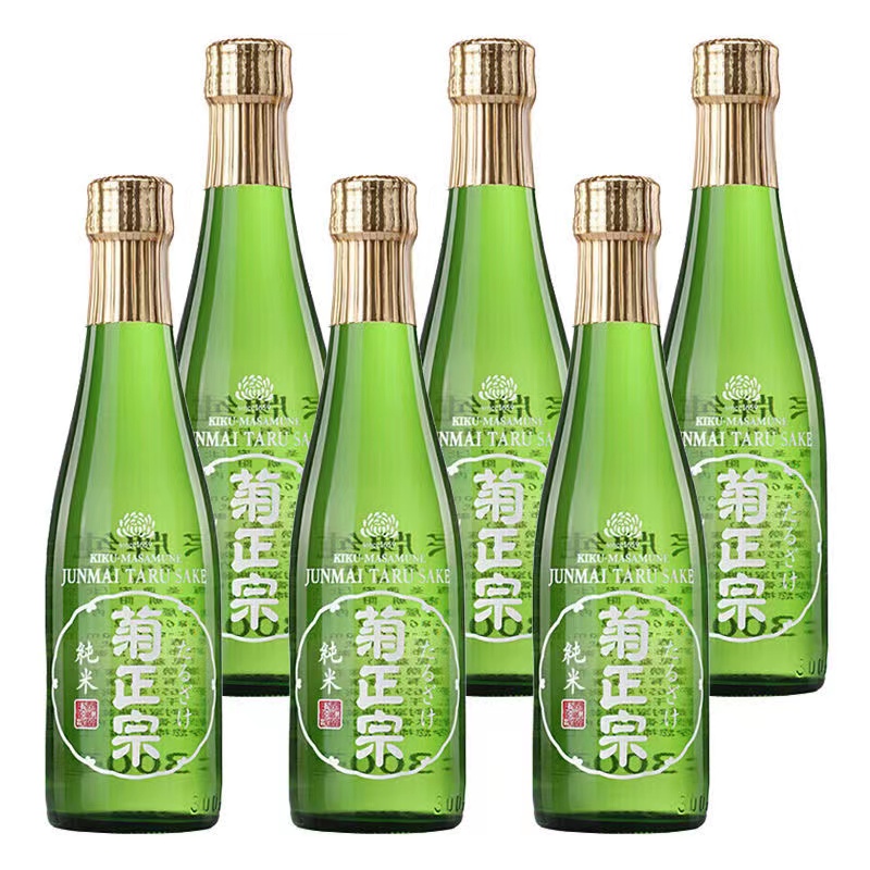 日本原装进口清酒菊正宗牌纯米清酒发酵酒 冷酒纯米樽酒醇香300ml