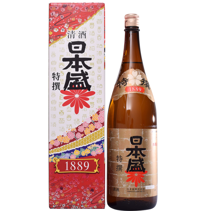 日本清酒日本盛特选清酒1800ml/1.8L带盒