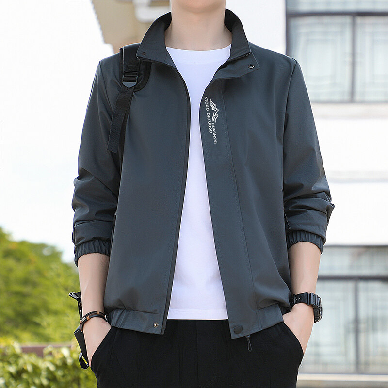 春款立领夹克男士新款韩版上衣外套港风休闲百搭外衣夹克JK980p30，男装夹克，星座1203