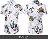 QT5012新款夏季男款短袖数码印花上衣衬衫大码短袖231-235组合，男装衬衫，星座1203
