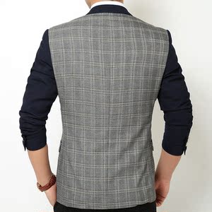 秋款男士休闲单排扣商务免烫西服修身韩版男西装货号99-9p60图片