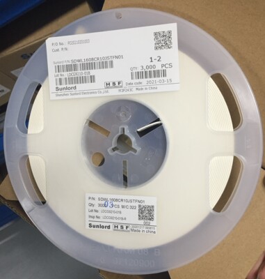 SDWL1608CR56JSTF绕线电感顺络