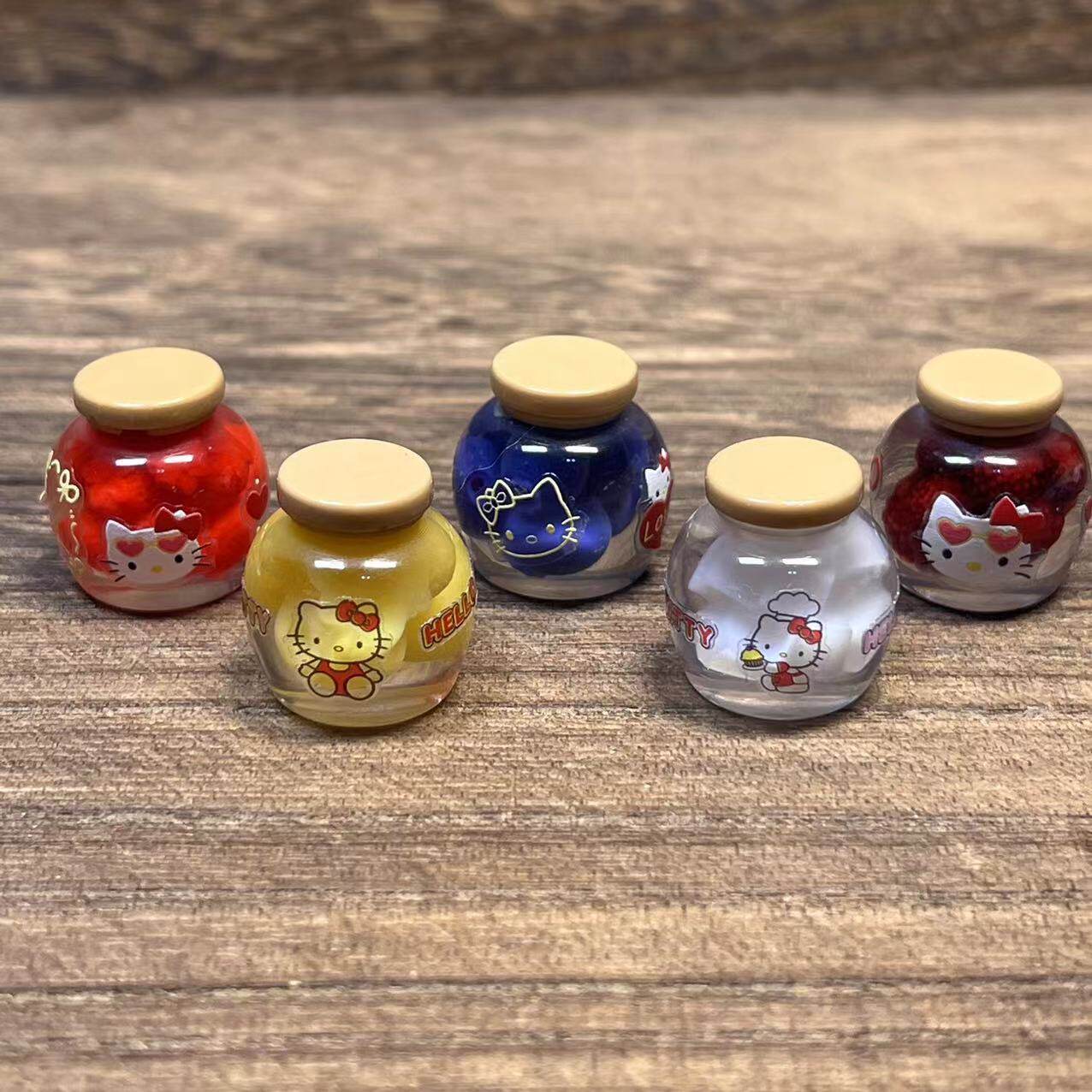 dollhouse 娃娃屋 仿真微缩 KT 果酱 蜂蜜 小瓶子 过家家模型摆件