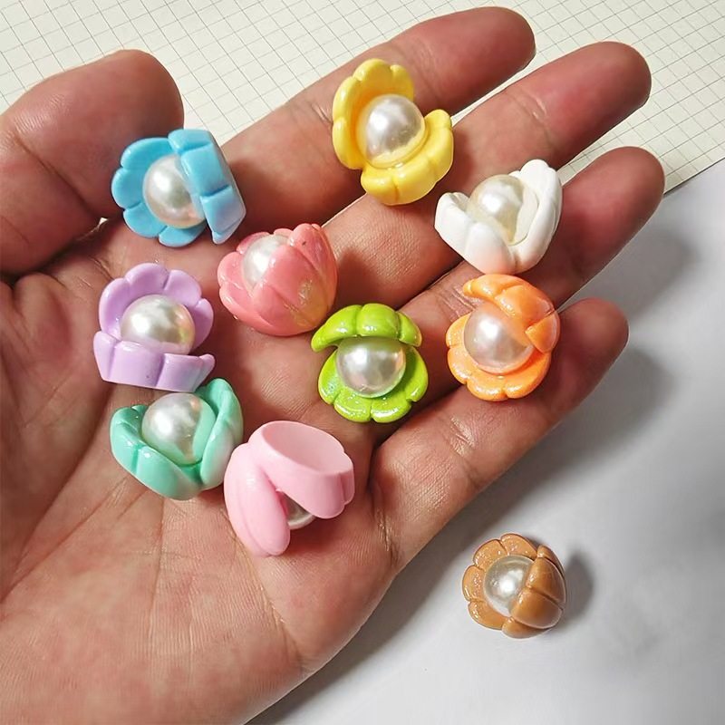 珍珠贝壳树脂海洋配件头饰发饰头饰洞洞鞋扣DIY奶油胶手机壳材料,模玩/动漫/周边/娃圈三坑/桌游,盒蛋/扭蛋/联名摆件,淘宝优惠券,粉丝福利购,淘宝优惠卷