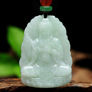 小款太上老君急如律令吊坠法器护身符道祖挂件翡翠玉儿童吊坠玉坠