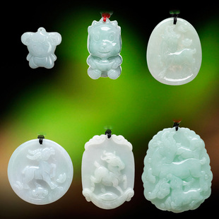 翡翠羊生肖羊玉佩羊属相大款羊小羊玉佩玉牌男女吊坠小款玉羊大全