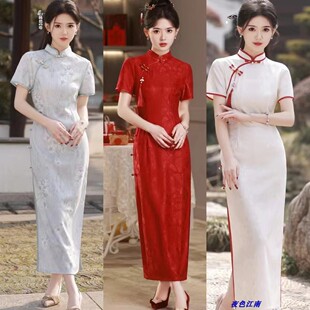 新中式旗袍2025年改良夏季年轻少女蕾丝气质苏式国风修身日常可穿