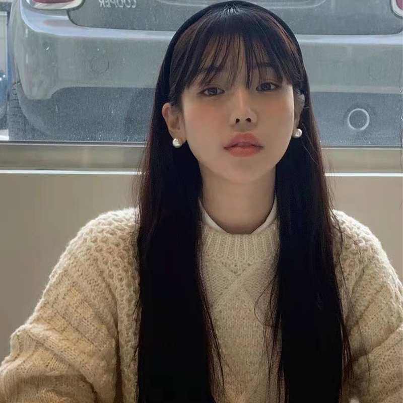 ins博主同款超大颗珍珠耳夹耳钉