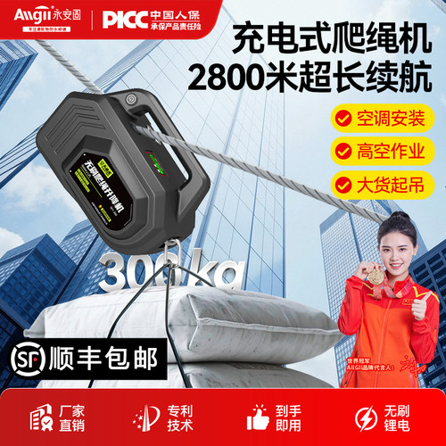 【终身维保】电动爬绳机吊装神器