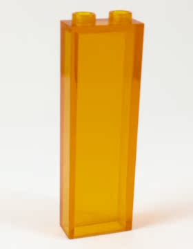 全新 乐高Lego 零配件 46212 透明橙色 1x2x5 支柱墙壁板砖