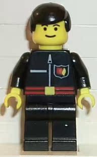 乐高Lego 城市系列 1997年绝版人仔 fire020 消防员