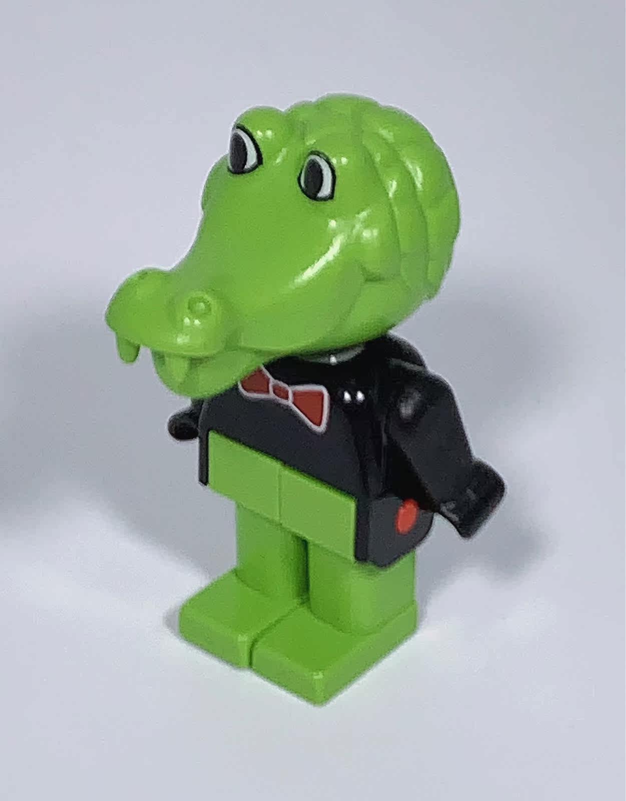 乐高lego 动物乐园系列 人仔 fab4c 鳄鱼 1987年3721