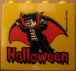 乐高Lego 限量版 印刷砖 30144 乐高乐园万圣节纪念砖 吸血鬼