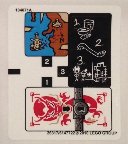 全新 乐高lego 70591 原装贴纸 幻影忍者 监狱逃脱 益智拼搭积木