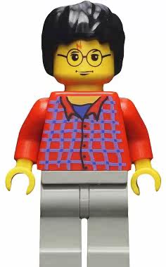 乐高Lego 哈利波特系列 人仔 hp023 哈利波特 2002年4728