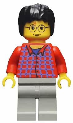 乐高Lego 哈利波特系列 人仔 hp023 哈利波特 2002年4728