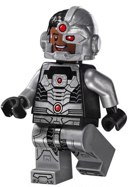 乐高Lego 超级英雄 正义联盟人仔 sh155 钢骨 Cyborg 76028