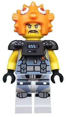 全新 乐高Lego 幻影忍者大电影 人仔 njo439 橙色河豚人 70657