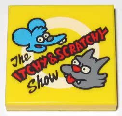 乐高Lego 零配件 3068bpb 印刷砖 辛普森 71202