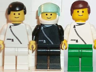 乐高Lego 城镇系列 经典城市 绝版人仔 zip018 020 046 赛车手