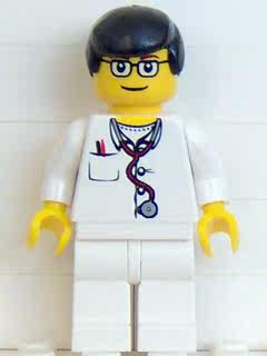 【迷妹】乐高lego 城市系列 绝版 人仔 doc024 医生 2006年7902