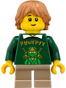 幻影忍者大电影人仔 全新 忍者之城 乐高Lego 汤米 70620 njo336