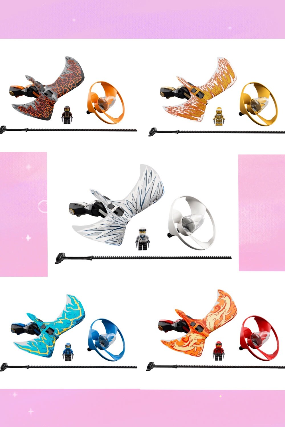 乐高lego 2018款 幻影忍者陀螺 70644 70645 70646 70647 70648
