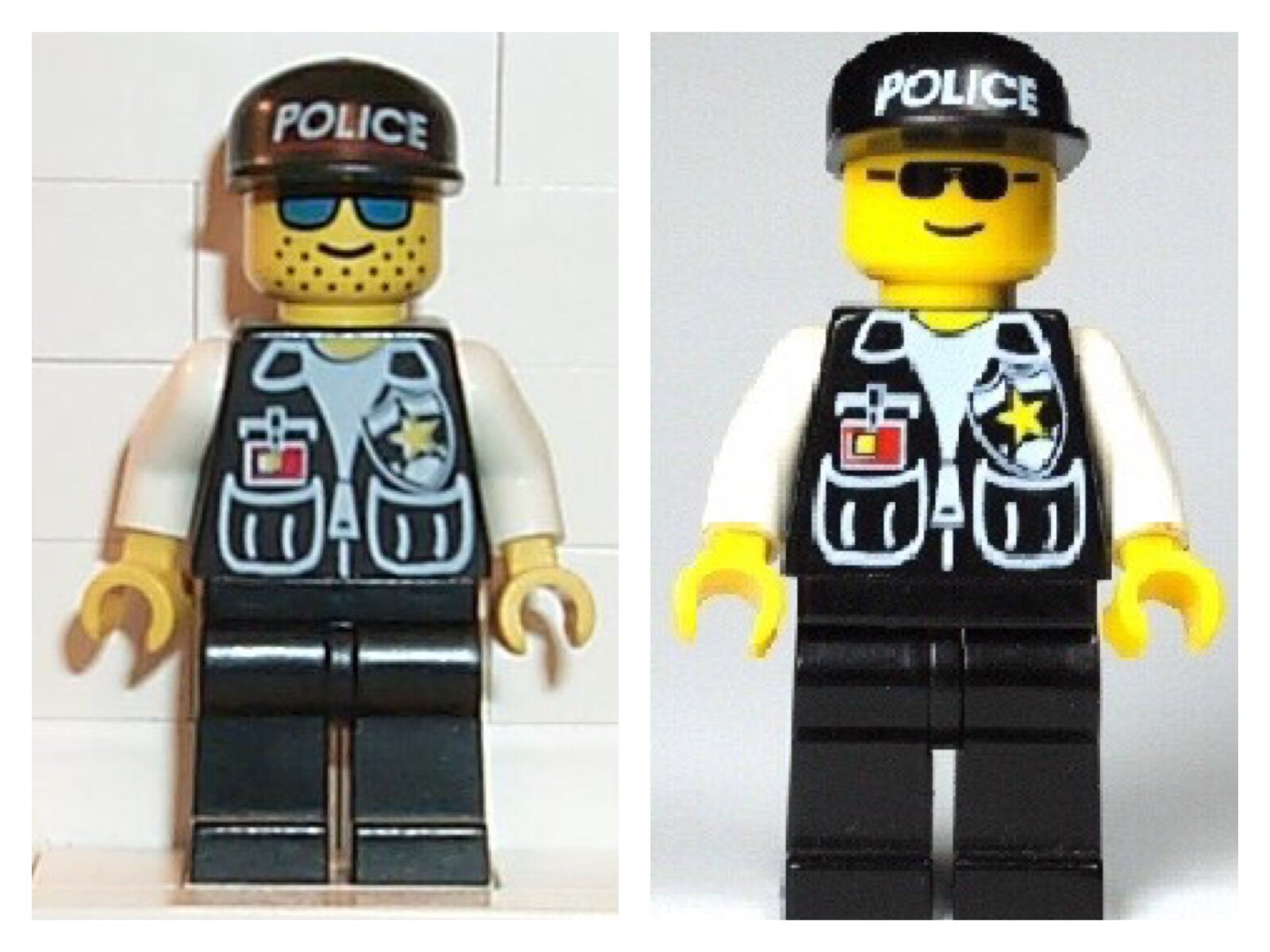 乐高lego 城市系列 1994年 绝版人仔 cop009 044 警察警长 6549