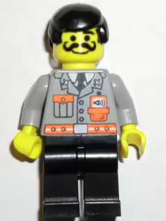 乐高Lego 城市系列 绝版人仔 fire006 消防员指挥官