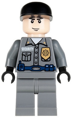 乐高Lego 超级英雄蝙蝠侠 人仔 bat020 阿卡姆疯人院警卫 7785