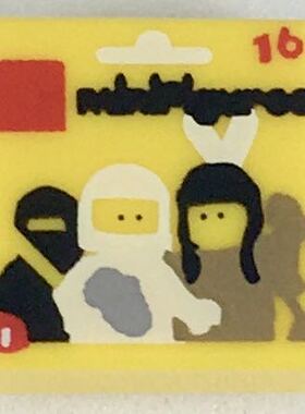 全新 乐高Lego 3070bpb 印刷件 1*1 宇航员 印第安人 图案 光面板