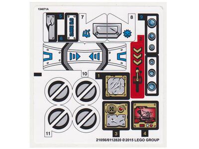 迷妹贴纸幻影忍者乐高