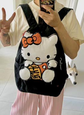 独家手作HelloKitty超大玩偶胸针
