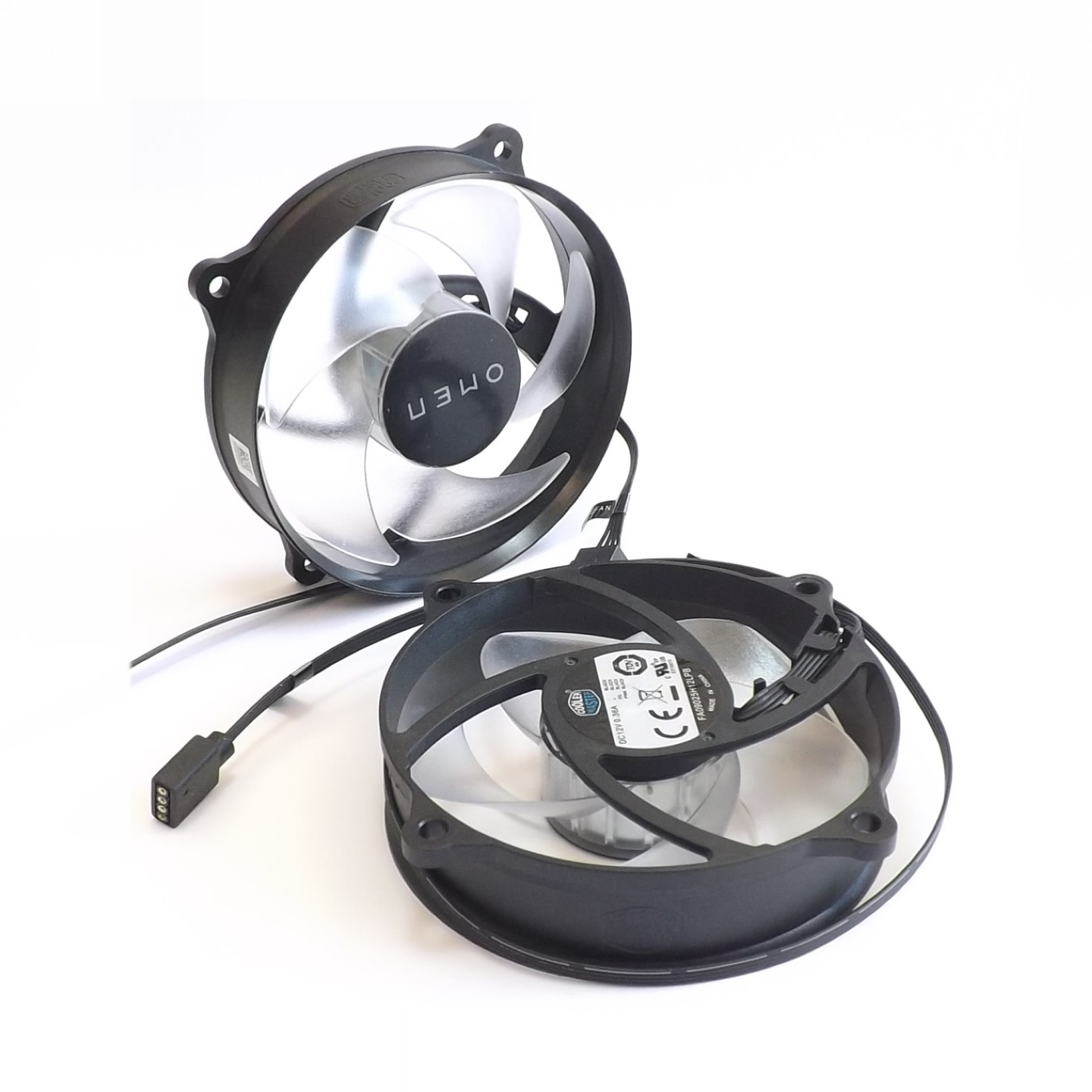 全新酷冷9025 9CM风扇 4线PWM温控调速 透明扇叶RGB灯光