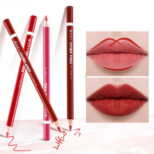 High end lipliner waterproof durable lipstick pen mouth pure nude color purple red senior makeup artist line pencil