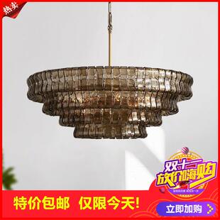 剩2小时！Murano穆拉诺高级客厅灯中古轻奢大厅主灯设计感复古吊
